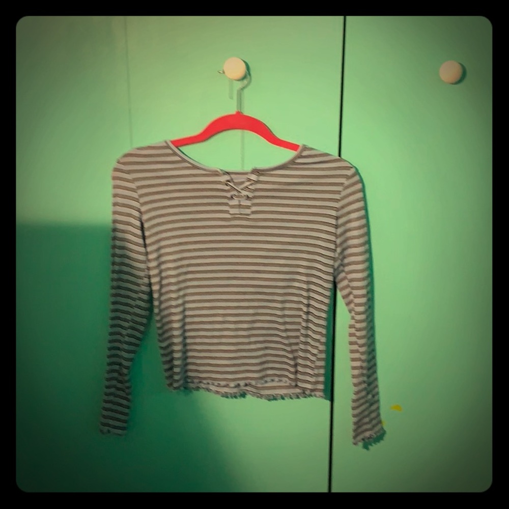Stripped blue tee